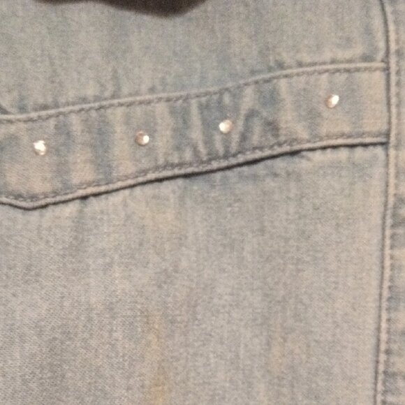 C.D. Daniels Light Blue Denim Jacket Size 3X - Picture 3 of 13
